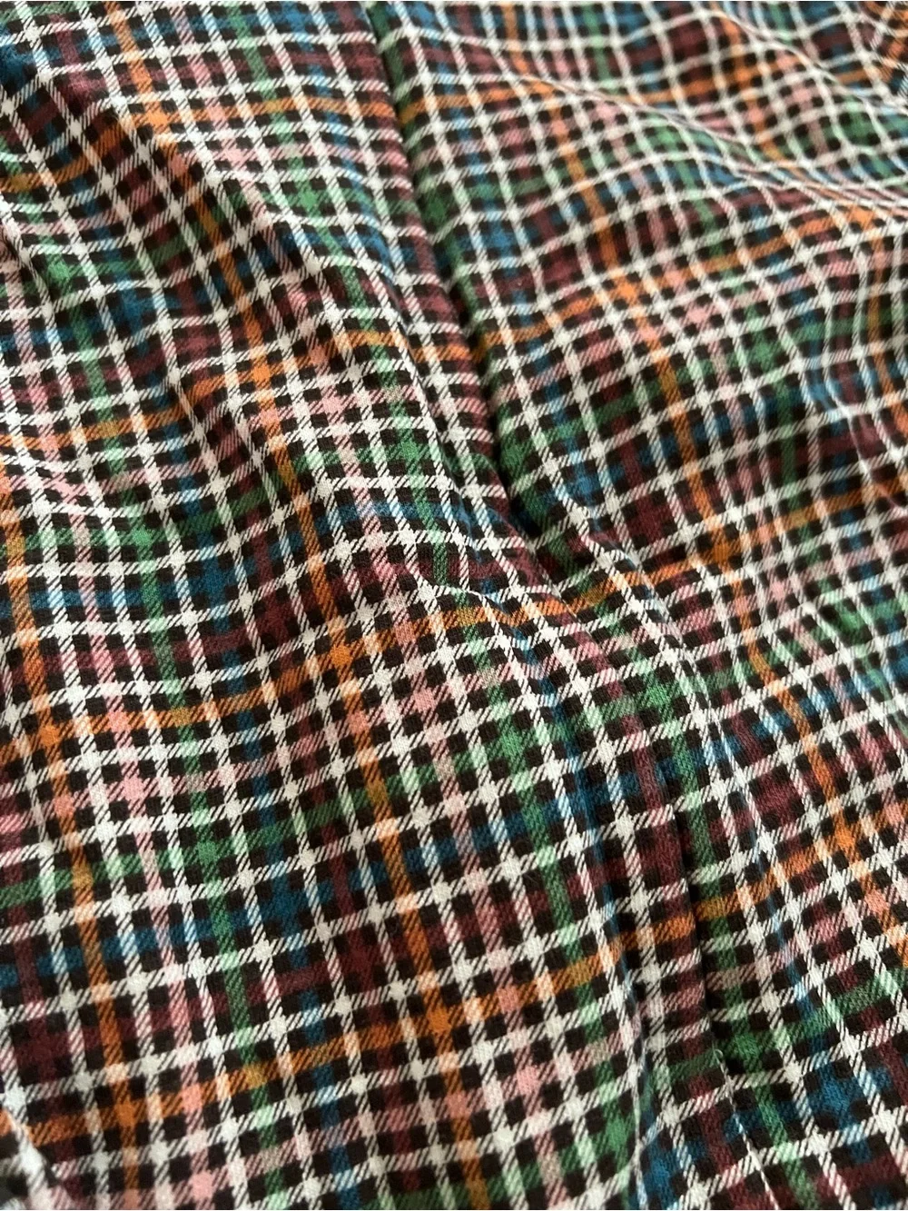 Boboli Plaid Long Sleeve Dress | Size 6 (116 cm) | Fall Holiday Dress